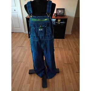 38x30 Liberty Denim Blue Jean Overalls Cotton with Pockets